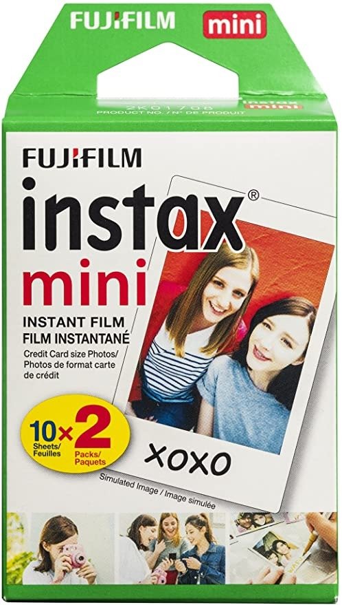 INSTAX Mini Instant Film Twin Pack (White)