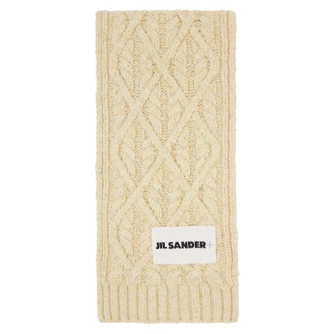 Logo-patch quilted down scarf | Jil Sander Logo-patch 绗缝