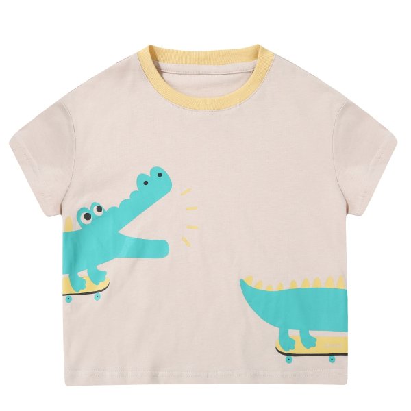 夏季T恤–鳄鱼奶油