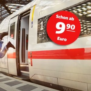 单程低至€7.5德铁DB 特价票Super Sparpreis 还能叠加Bahncard 25/50