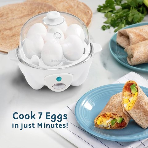 Elite Gourmet 多功能家用煮蛋器 送蒸盘 做鸡蛋糕、鸡蛋饼