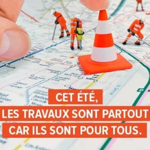 7月、8月巴黎大区快铁RER线路夏季维修停运信息