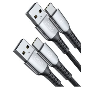 史低价：INIU USB-C接口 编织充电数据线 2个装 2米