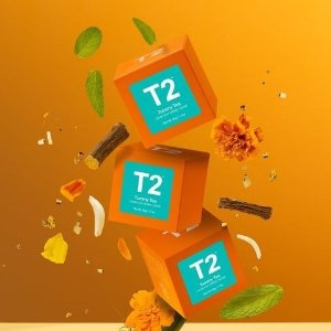 T2 养颜茶品特卖 限定甜梦礼盒$65 精选茶叶茶具$10起