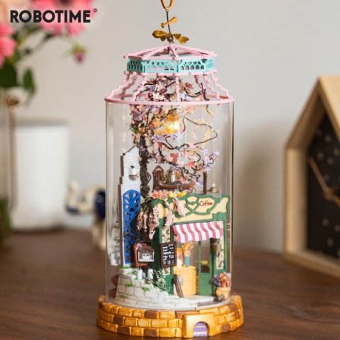 部分额外4折 €12就收Robotime 立体小木屋 少女心小玩具 消磨时间DIY工艺品