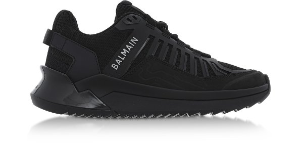 Balmain Black Neoprene B-Trail Women's Sneakers