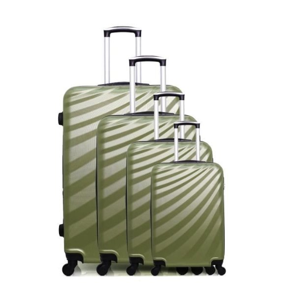行李箱4件套 墨绿色