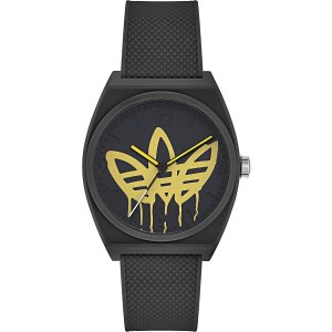 Adidas官网无货 Bay售价$99三叶草树脂手表