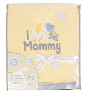 Tadpoles Mommy and Me 珊瑚绒亲子毛毯套装2件套