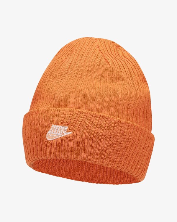 橙色毛线帽