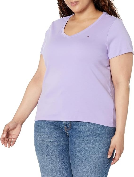 紫色大码T恤