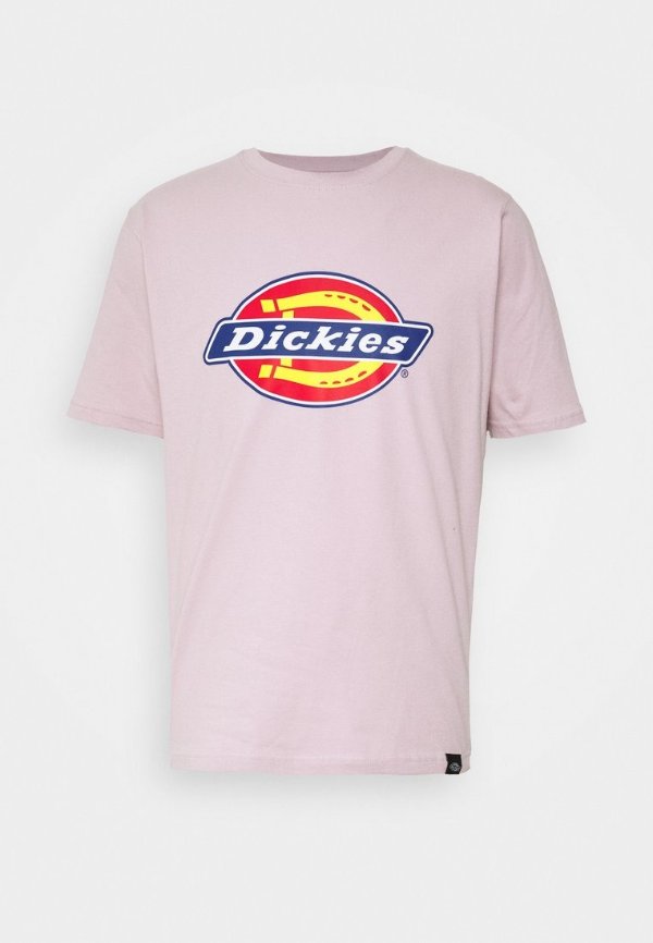 粉色logo短袖T恤
