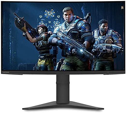 G27c-10 Curved Gaming Monitor, 27 Inch FHD, 165Hz, LED Backlit LCD Freesync, 16:9, 1ms, HDMI DP with an cable, Raven Black, 66A3GACBAU