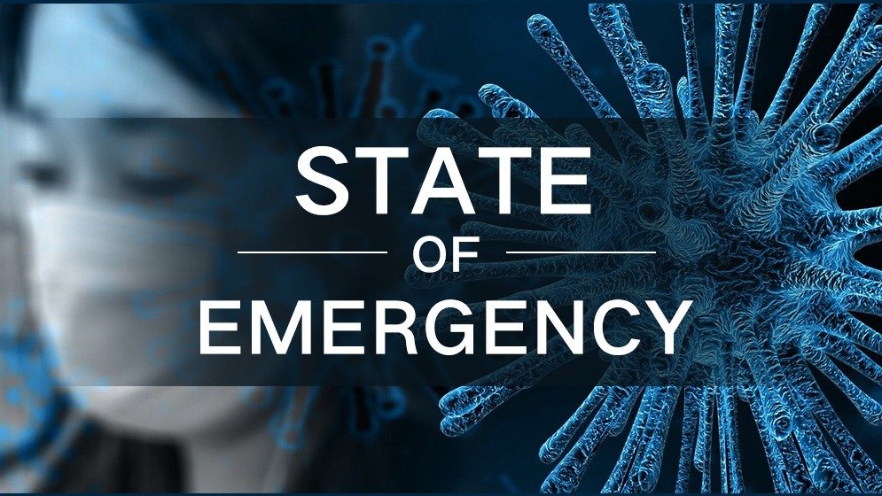 state of emergency 美国各州进入紧急状态是什么意思