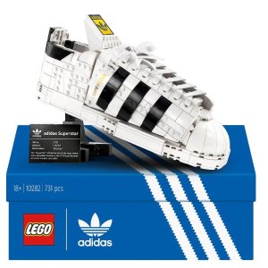 史低价：LEGO adidas 三叶草 Superstar鞋 10282