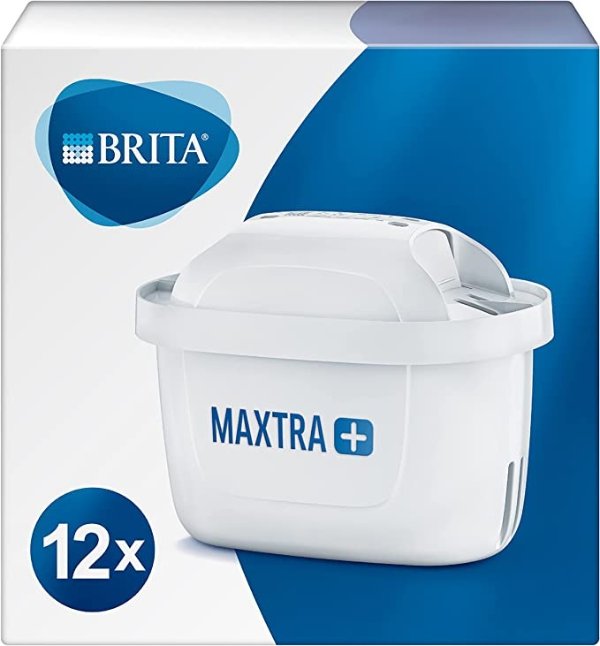 Wasserfilter-Kartusche MAXTRA+ 12er Pack – Kartuschen fur alleWasserfilter zur Reduzierung von Kalk, Chlor & geschmacksstorenden Stoffen im Leitungswasser
