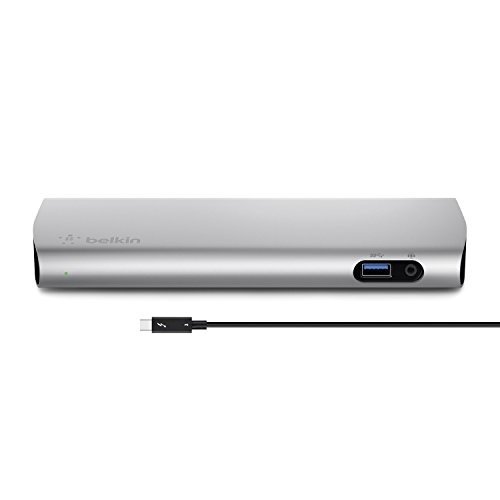 Thunderbolt 3 Express Dock HD with Cable,Silver,F4U095au