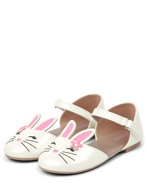 女童兔子芭蕾平底鞋