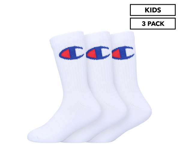 Boys' Logo 短袜 3-Pack