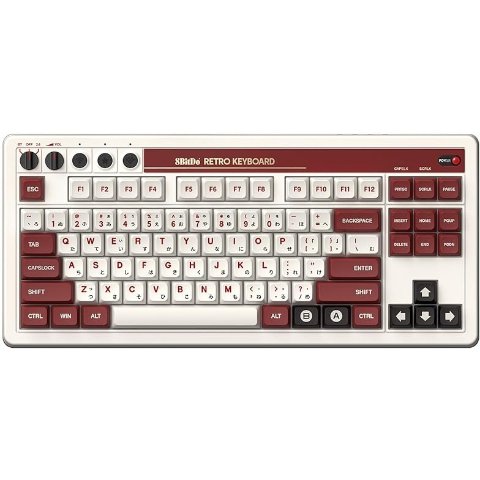 8BITDO 8BITDO 复古机械键盘 三模热插拔 - FAMI Edition