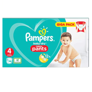 Pampers Baby-Dry 帮宝适108 片尿不湿4号