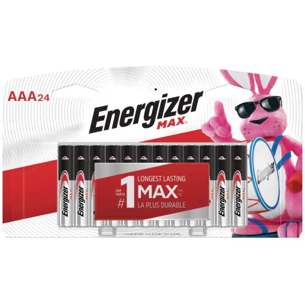 Max Alkaline AAA 电池, 24个