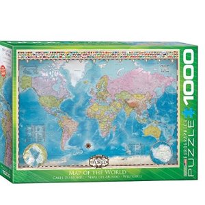 Eurographics 世界地图 1000片拼图