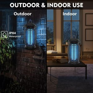 💥史低价💥：WUEAOA 4200V 高压防水灭蚊灯 可悬挂 室外能用