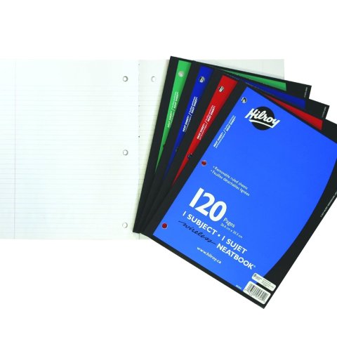 $1/本 背单词/做笔记🥬白菜价🥬：Hilroy 打孔笔记本 60张 120页 多种封面颜色