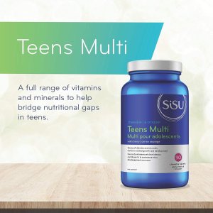 SISU 青少年复合维生素 90颗 加拿大本土品牌保健品