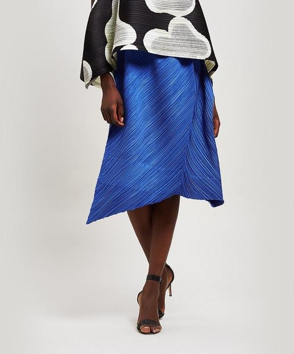 Triangle Cut Midi Skirt