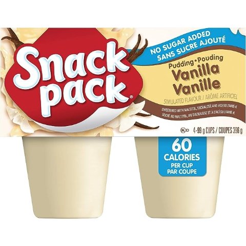 Snack Pack香草布丁4个装