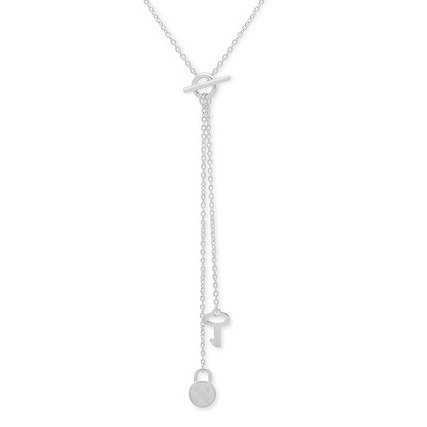 Lauren Ralph Lauren Necklace 17 Charm Lariat Silver en argente | fashionette