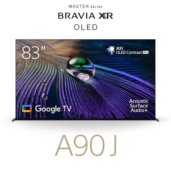 83" A90J | BRAVIA XR | MASTER Series OLED | 4K Ultra HD | High Dynamic Range | Smart TV (Google TV)