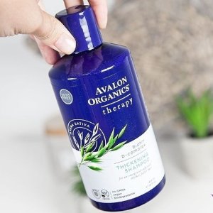 Avalon Organics Biotin  防脱发洗发水14盎司