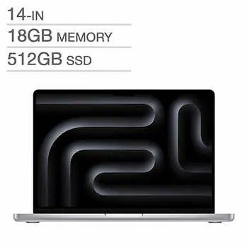 MacBook Pro 14.2 in.（M3 Pro, 18 GB RAM, 512 GB SSD, Silver）