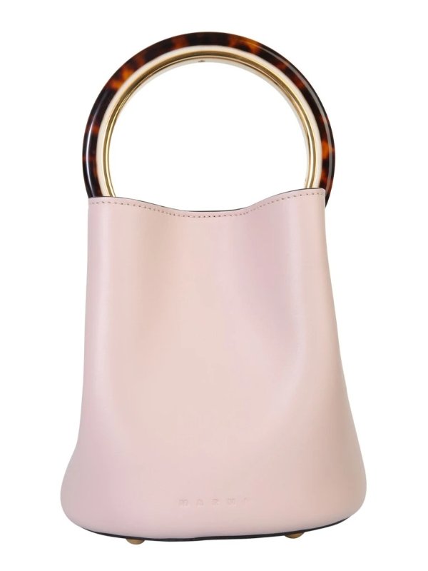 Pannier粉色水桶包