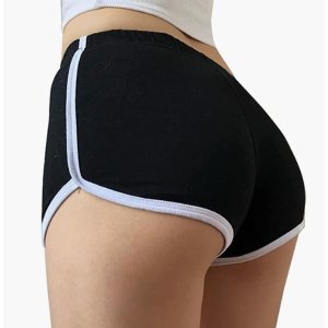 Tanseefly 瑜伽短裤组 95%含棉量 吸汗透气 完美修饰臀型