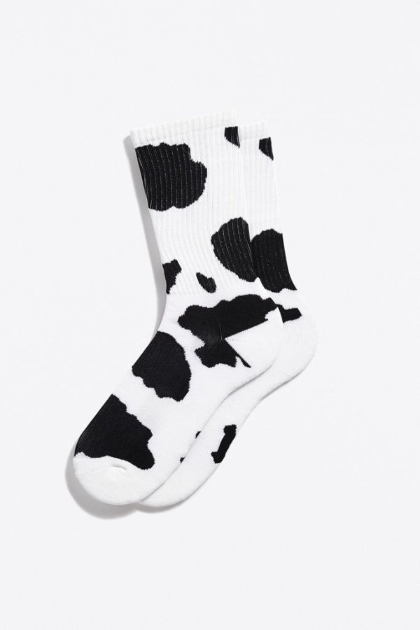 奶牛图案袜子