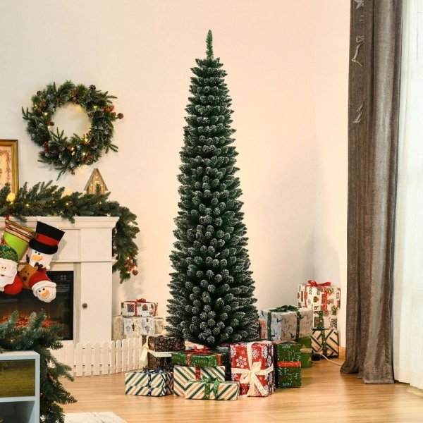 HOMCOM 6FT 圣诞树 可折叠支架 