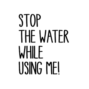 Stop the water while using me! 德国有机品牌 可爱又环保