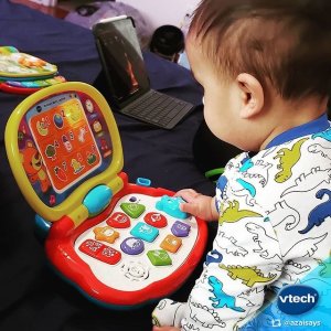 限今天：Vtech等早教玩具大促 封面宝宝学习小电脑$18