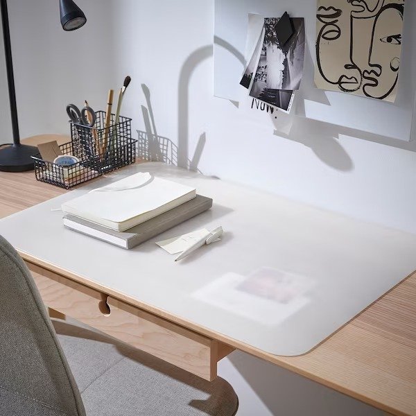 白色透明桌垫65x45cm