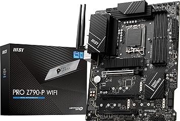 微星z790-P 主板(Supports 12th/13th Gen Intel Processors, LGA 1700, DDR5, PCIe 5.0, M.2, 2.5Gbps LAN, USB 3.2 Gen2, Wi-Fi 6E, ATX)