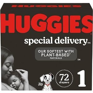 Huggies$0.33/个Special Delivery 纸尿裤1号 72个 4-6 kg