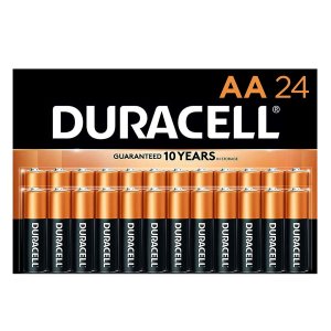 Duracell 铜头碱性电池 AA/AAA 24节5号电池