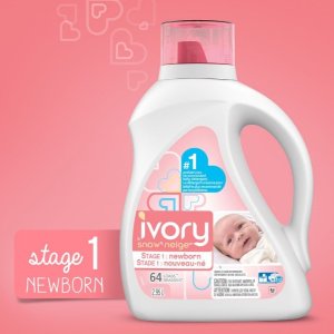 Ivory  婴儿专用洗衣液1.47升 呵护宝宝娇嫩肌肤