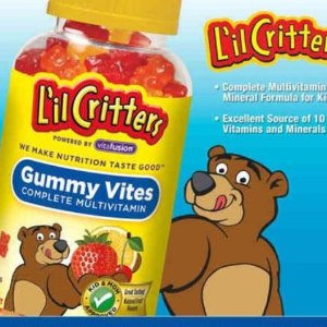 史低价：L'il Critters 小熊儿童果味维生素软糖 190颗