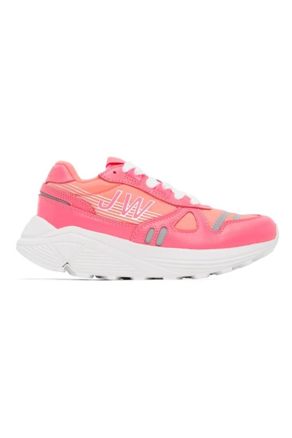 粉色厚底鞋