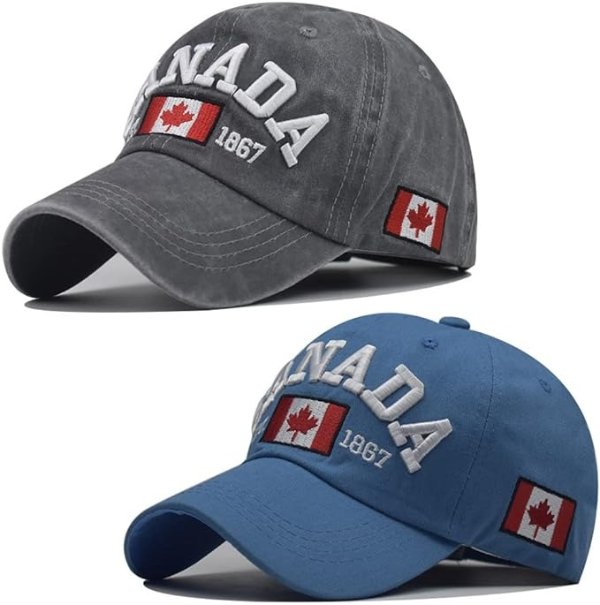 Canada 棒球帽 2个装
